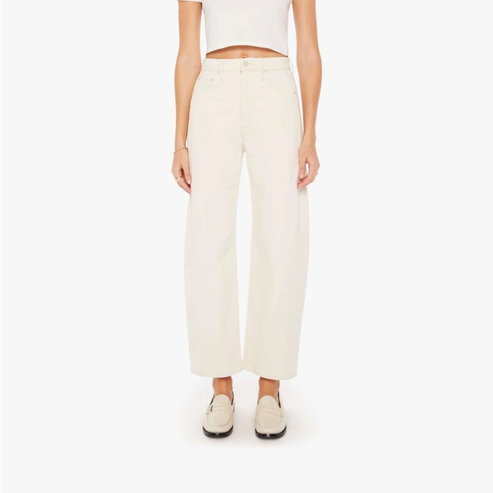 MOTHER Women's Cream Ankle & Cropped Jeans